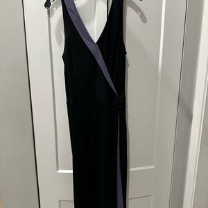 BCBG Black and Purple Women's Dress